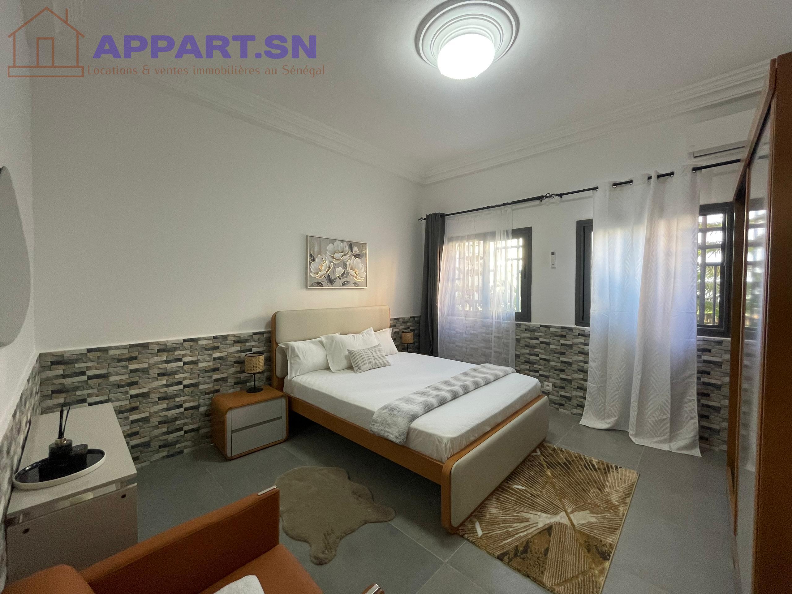 APPARTEMENT MEUBLÉ F3 À LOUER MAMELLES Cité Mbackiou Faye • Dakar Sénégal