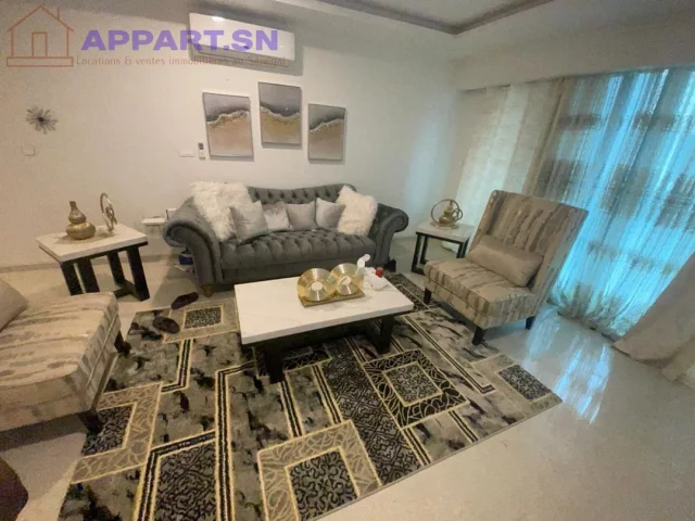 APPARTEMENT DE DEUX CHAMBRES SALON MEUBLE Dakar Sénégal