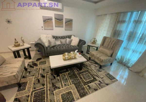 APPARTEMENT DE DEUX CHAMBRES SALON MEUBLE Dakar Senegal