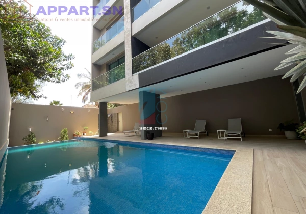 APPARTEMENT MEUBLÉ F4 À LOUER FANN RÉSIDENCE Dakar Senegal