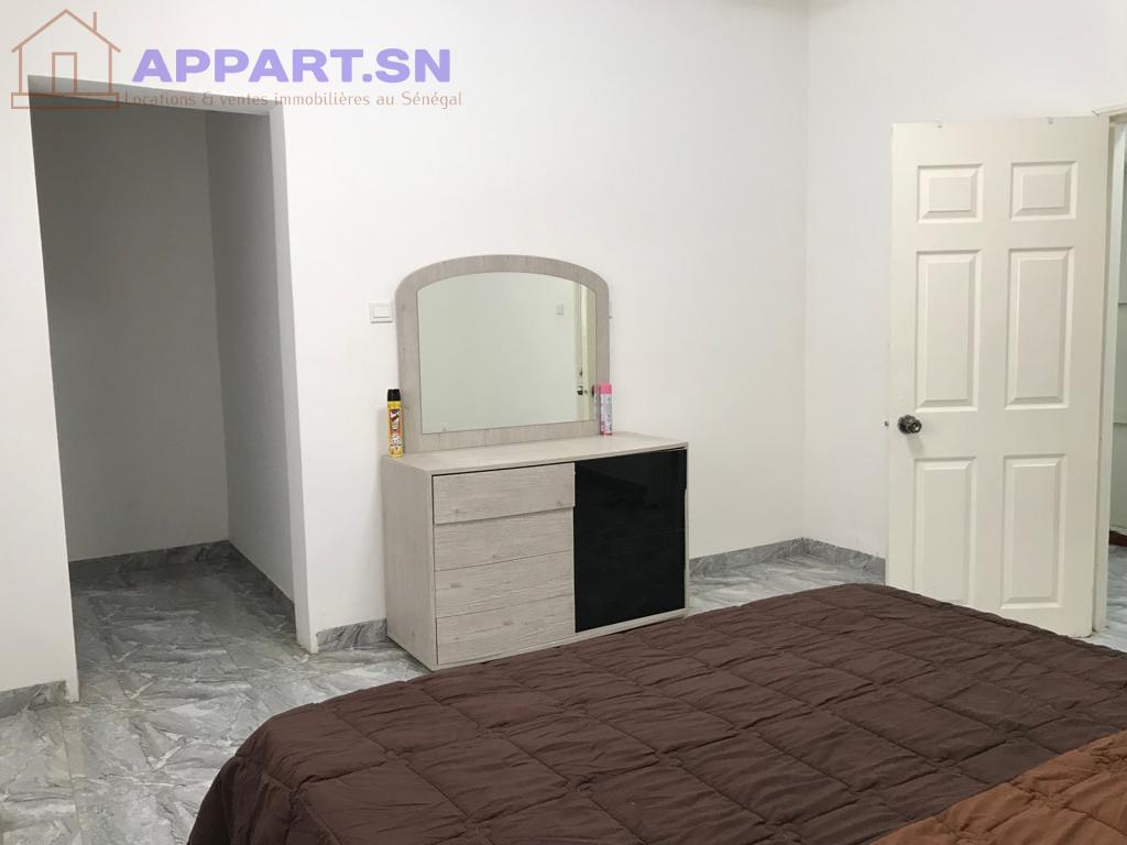Apparemment F3 meublé à Ngor