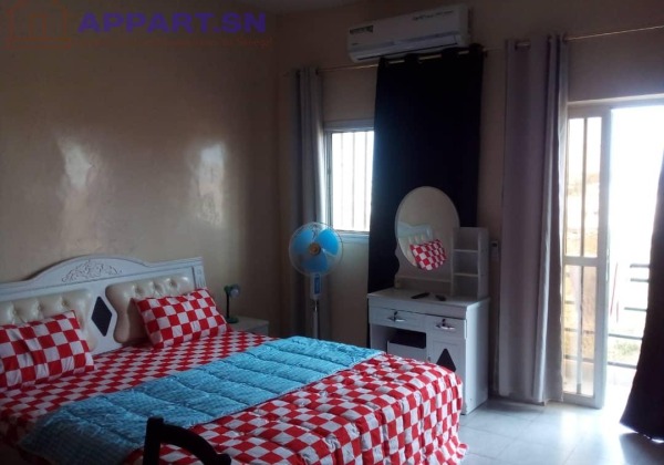 Chambre meublée avec balcon et vue sur Ngor Ngor Sénégal