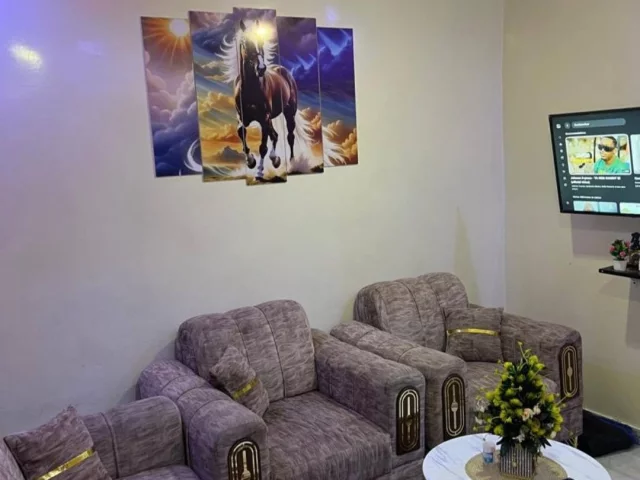 Studio meublé chic & calme au Cices Foire – Confort & Sécurité Foire CICES • Dakar Sénégal